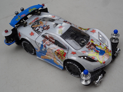 プラモのモ子ちゃん」がミニ四駆コンデレ優勝！ #mini4wd